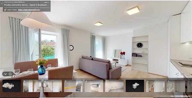 3D Virtuální prohlídka rodinného domu v Újezdě u Boskovic